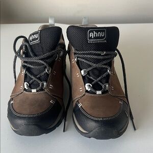 Ahnu Black and Brown Outdoor Shoes